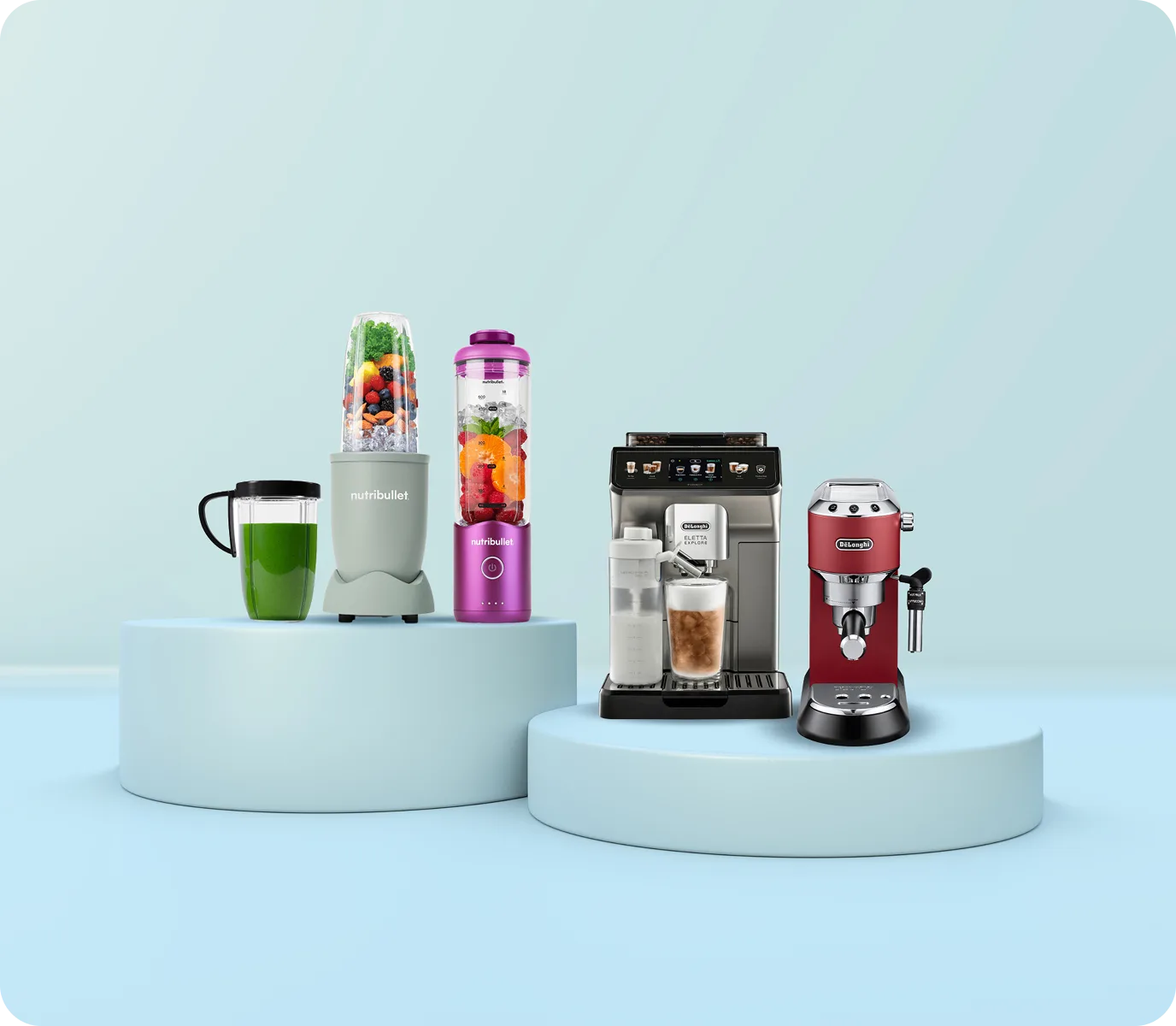 20% payzy cashback σε προϊόντα Delonghi & Nutribullet