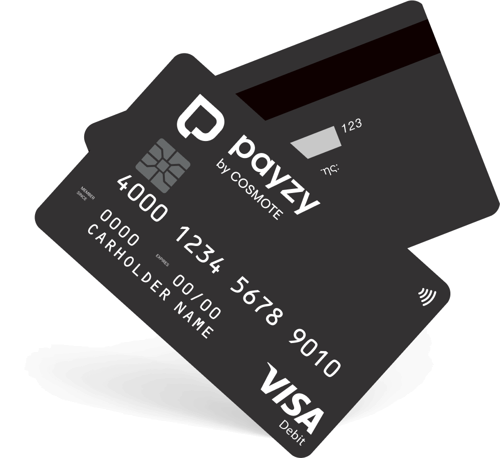 Φυσική χρεωστική κάρτα Payzy